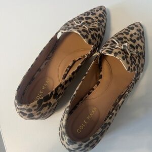 Cole Haan Leopard Loafers Size 11 Women's